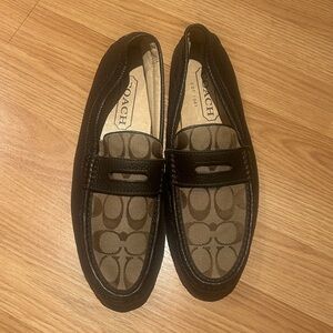 Coach Signature Logo Canvas Men's Loafer